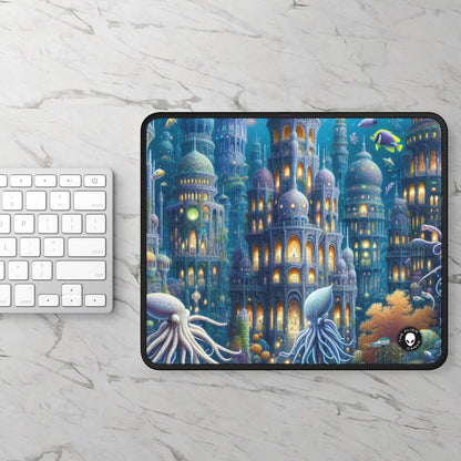 "Enchanting Atlantis: A Harmony of Sea Creatures" - The Alien Gaming Mouse Pad