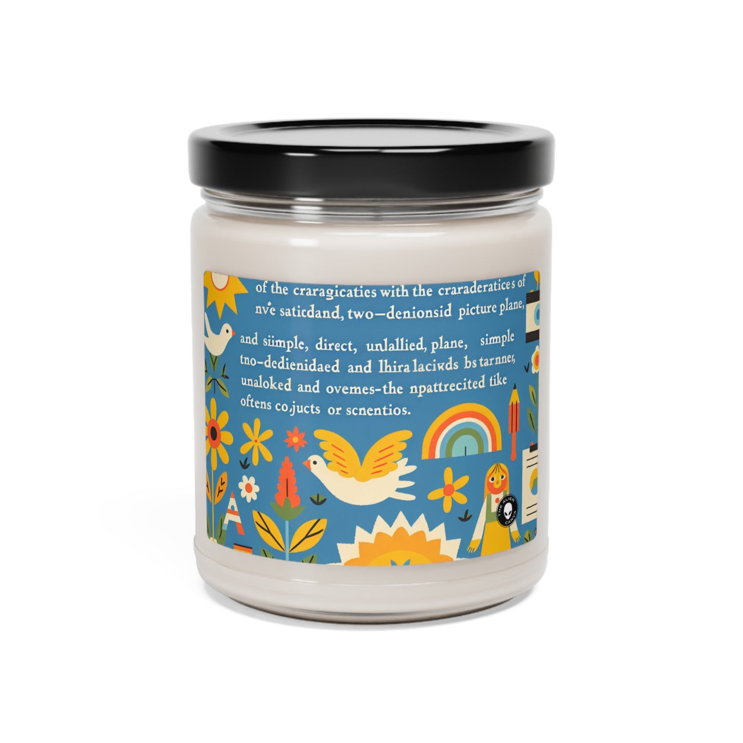 "Innocent Adventures: Whimsical Jungle Explorer" - The Alien Scented Soy Candle 9oz Naïve Art