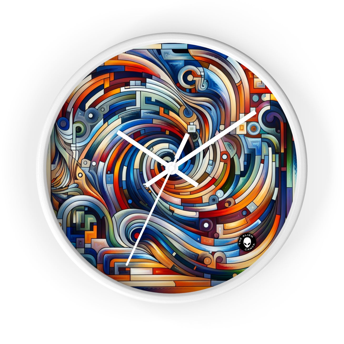 "Harmony in Motion: A Kinetic Exploration" - L'horloge murale extraterrestre Kinetic Art