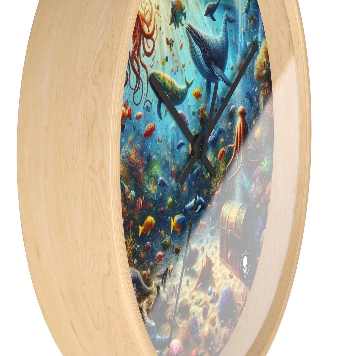 "Underwater Wonderland" - The Alien Wall Clock