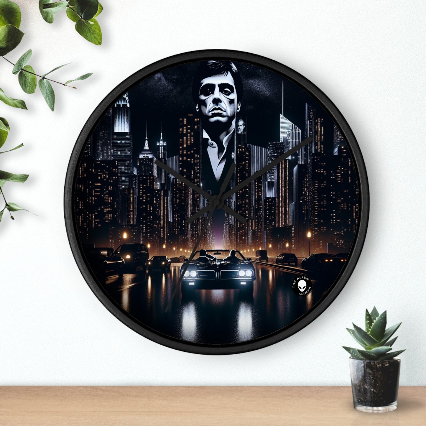 "The World is Mine: A City Drive" - The Alien Wall Clock