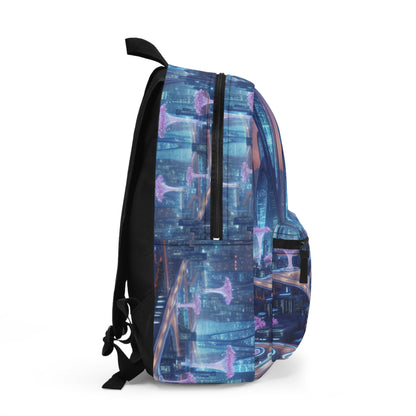 "City of Tomorrow: Nature and Technology Intertwined" - The Alien Backpack