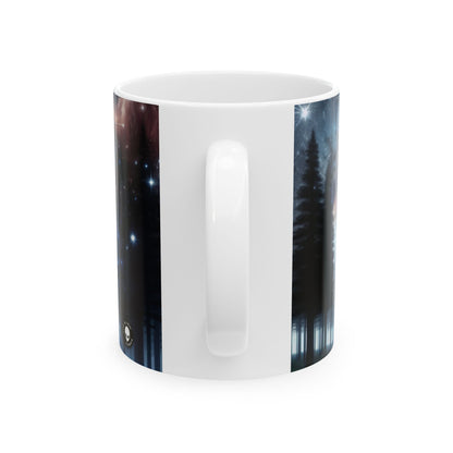 Tasse en céramique « Galactic Oasis » – The Alien – 11 oz