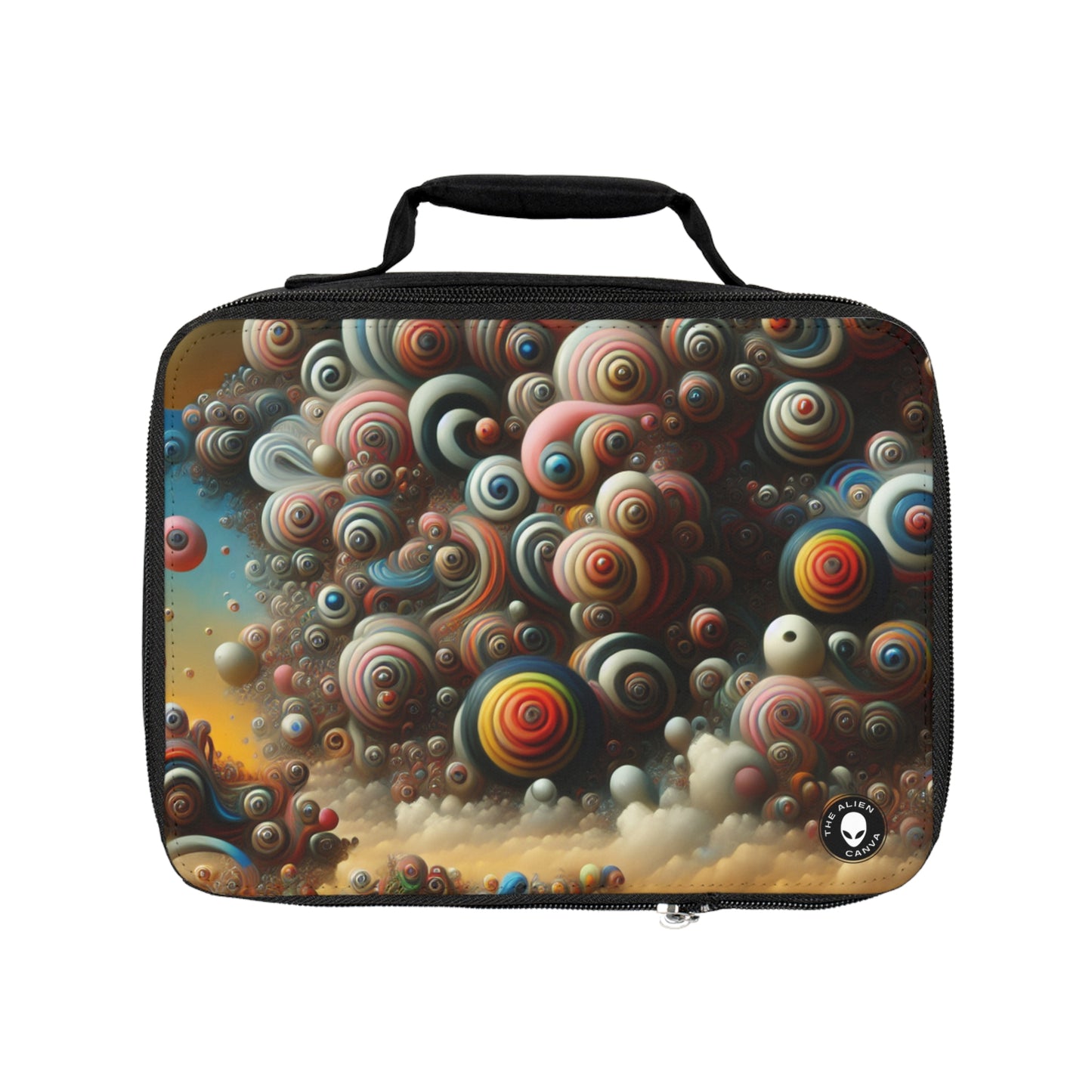 "Dreamscape Sojourn"- La bolsa de almuerzo alienígena Surrealismo