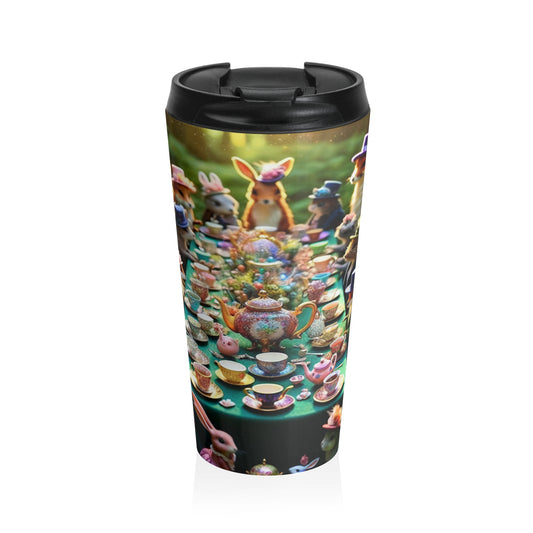 "Enchanted Tea Party in the Forest" - The Alien Stainless Steel Travel Mug