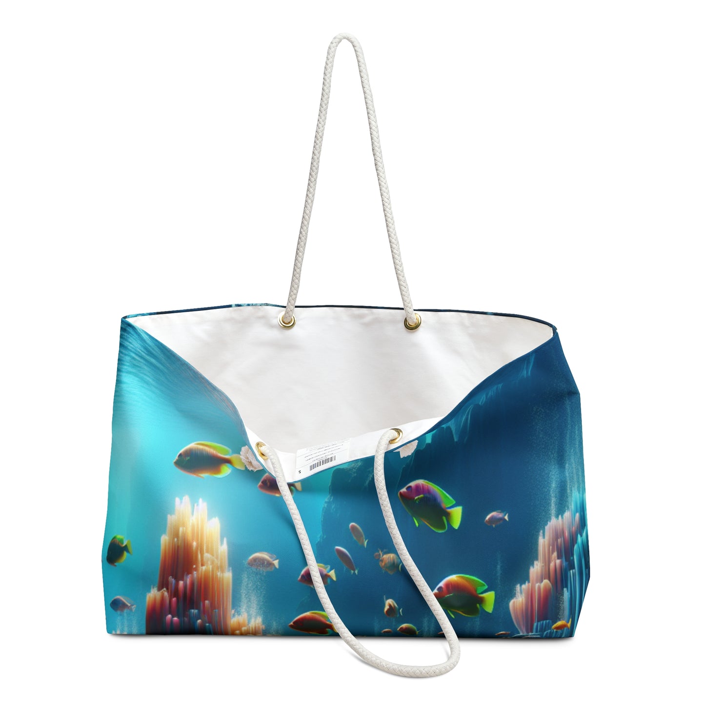 "Neon Reef: una sinfonía surrealista submarina" - The Alien Weekender Bag