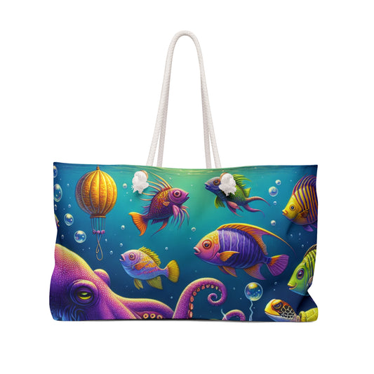 "Tea Time Under the Sea" - The Alien Weekender Bag