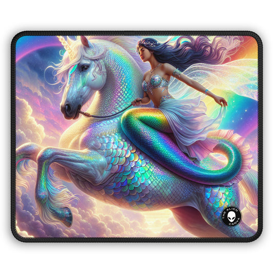 "Aventure de la sirène et de la licorne" - Le tapis de souris de jeu Alien