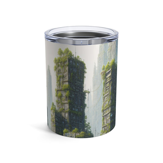 « La résurgence de la nature : la jungle urbaine » - Le verre Alien 10oz