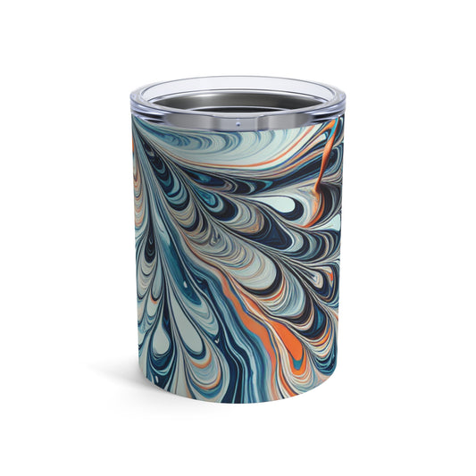 « Incliner la toile : Exploration du versage acrylique » - The Alien Tumbler 10oz Acrylique Pouring Style