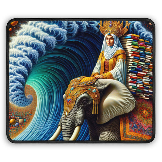 "The Wondrous Ride" - The Alien Gaming Mouse Pad Surrealism Style