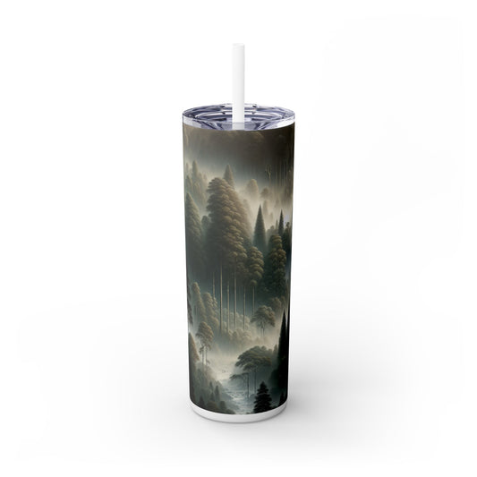 "Misty Forest Retreat": vaso estrecho con pajita de 20 oz de Alien Maars®