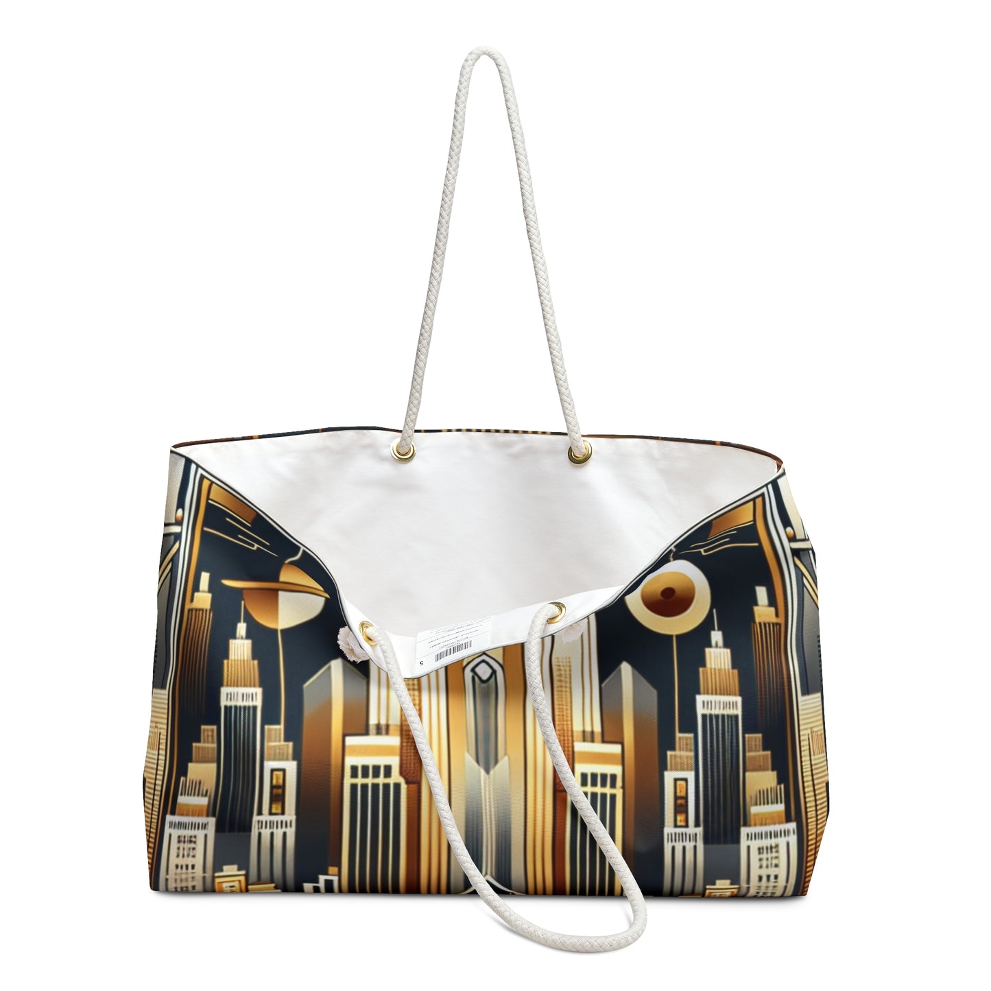 "Luxe Deco: Elegancia artística en el Grand Hotel" - The Alien Weekender Bag Art Deco