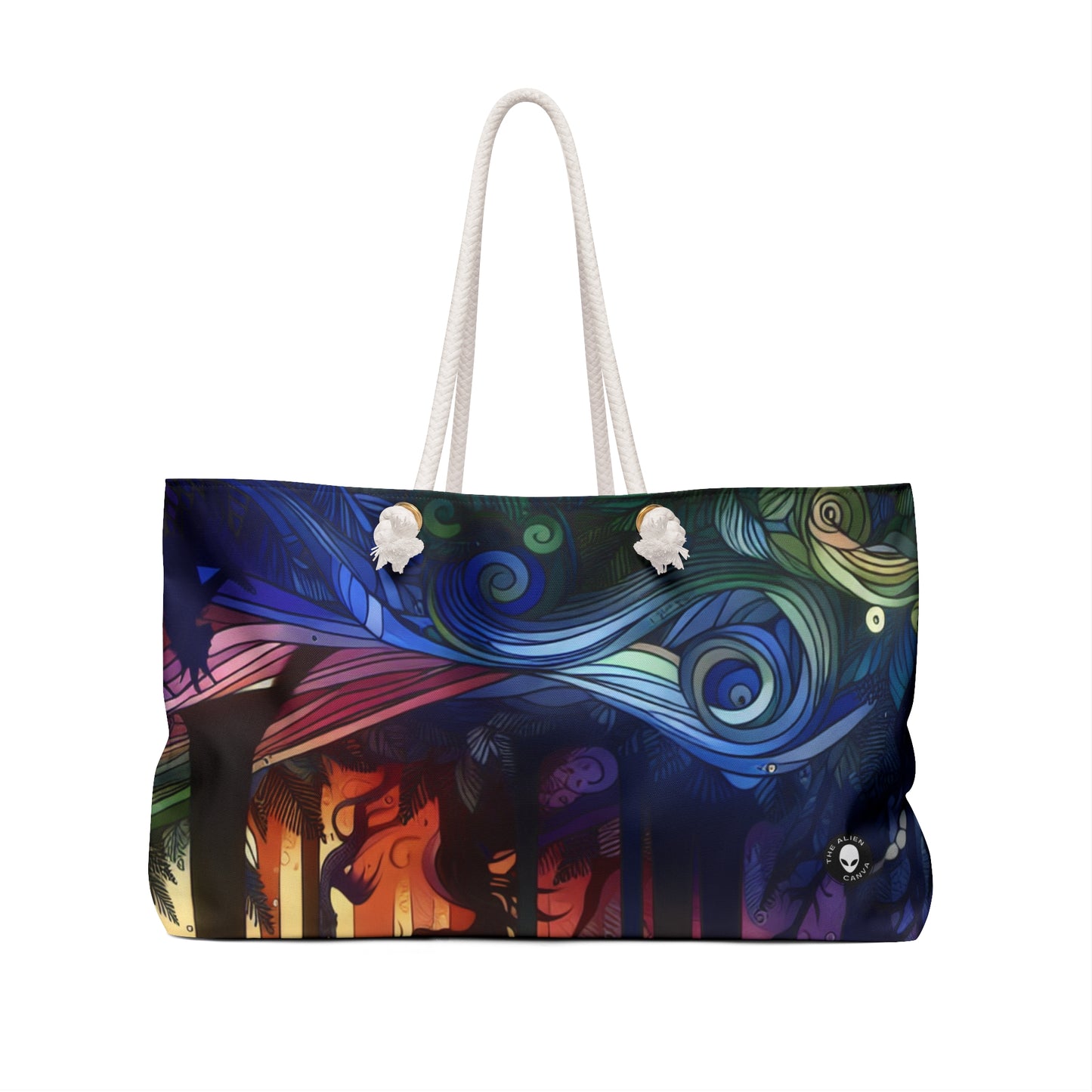 "Mystical Twilight: Creatures in the Forest" - The Alien Weekender Bag