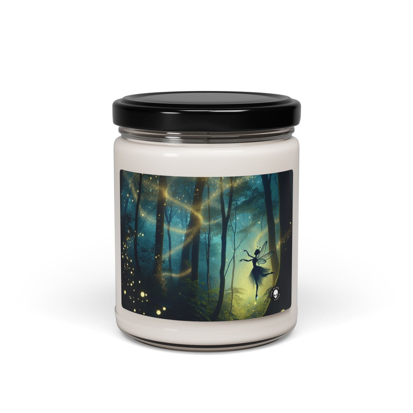 "Forêt enchantée : Danse des lucioles" - Bougie parfumée au soja Alien 9oz