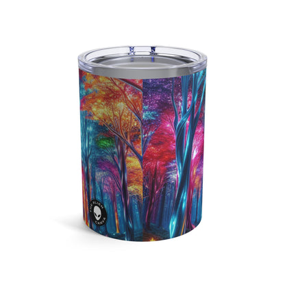 "Crystal Glow: The Enchanted Forest" - The Alien Tumbler 10oz