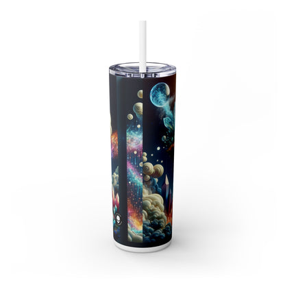 Dreamscape Delights - Vaso delgado con pajita Alien Maars® de 20 oz