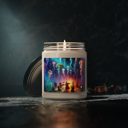 "Jellyfish Serenade: An Underwater Symphony" - The Alien Scented Soy Candle 9oz