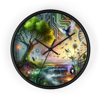 "Fusión tecno-natural: el futuro del bioarte" - The Alien Wall Clock Bio Art