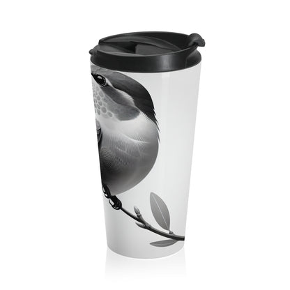 "A Melodic Moment" - The Alien Stainless Steel Travel Mug Minimalism Style