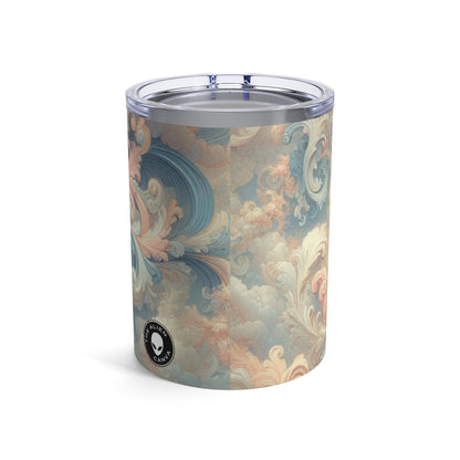 "Rococo Reverie: Una lujosa escena de salón de baile" - The Alien Tumbler 10oz Rococo