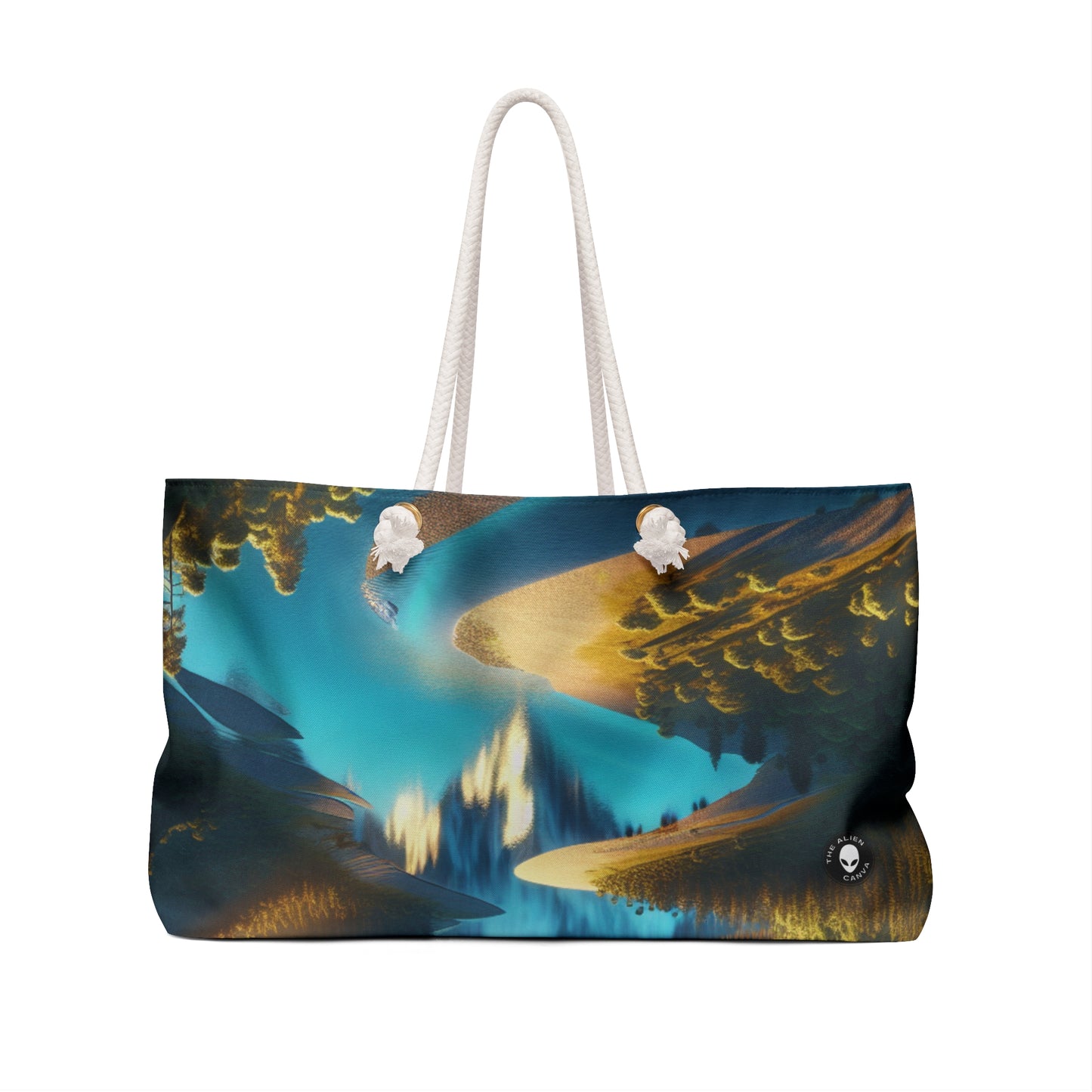 "Serenity's Palette: A Sunset Symphony" - The Alien Weekender Bag Photorealism