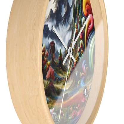 "Candy Mountains and Whimsical Valleys" - The Alien Wall Clock