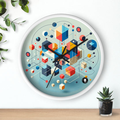 "Utopie collaborative : une fresque murale d'espoir et d'harmonie" - The Alien Wall Clock Relational Art