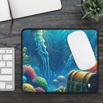 "Beneath the Waves: A Hidden Treasure" - The Alien Gaming Mouse Pad