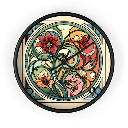 "Enchanting Depths: An Art Nouveau Ode to the Underwater Realm" - The Alien Wall Clock Art Nouveau