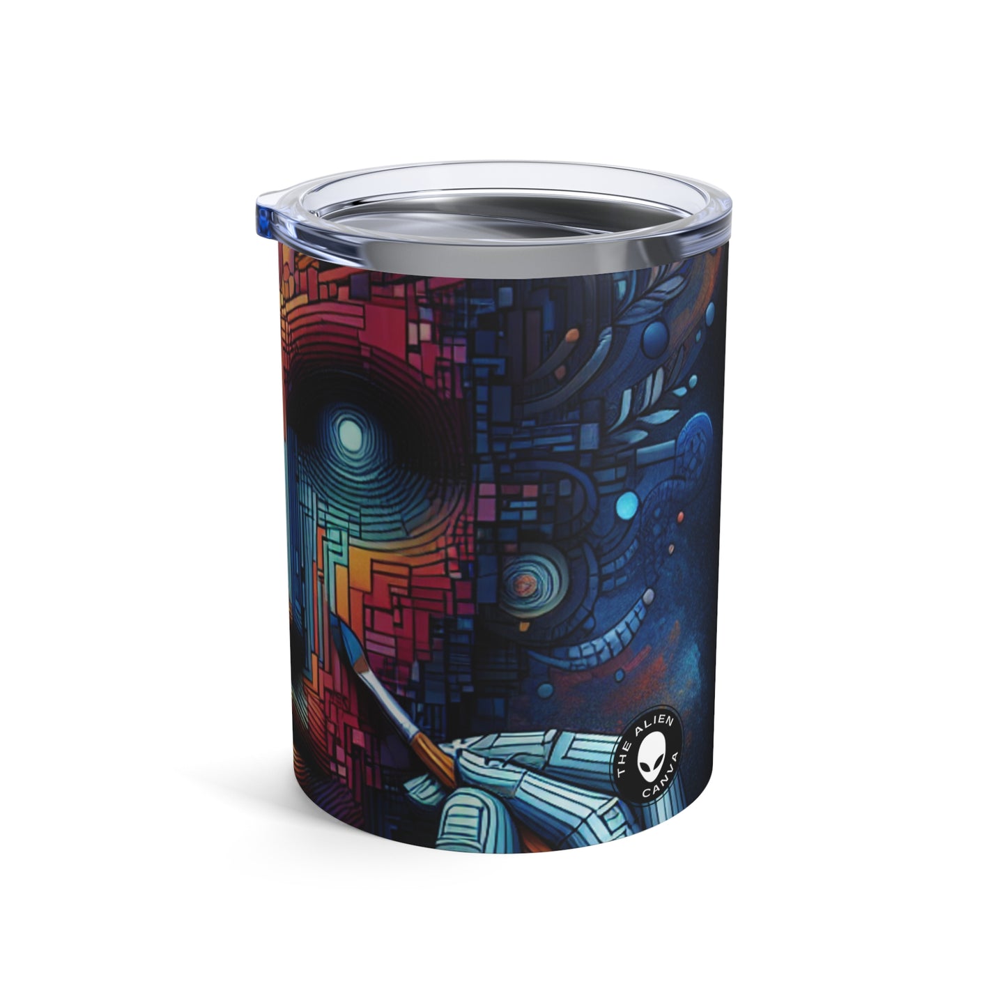 "Bosque Encantado: Una obra maestra del arte digital" - The Alien Tumbler 10oz Digital Art