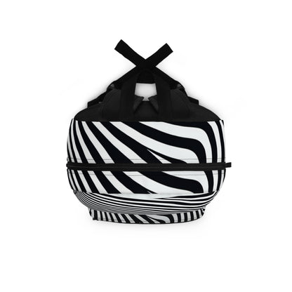 "Ola de ilusión óptica": la mochila alienígena estilo Op Art