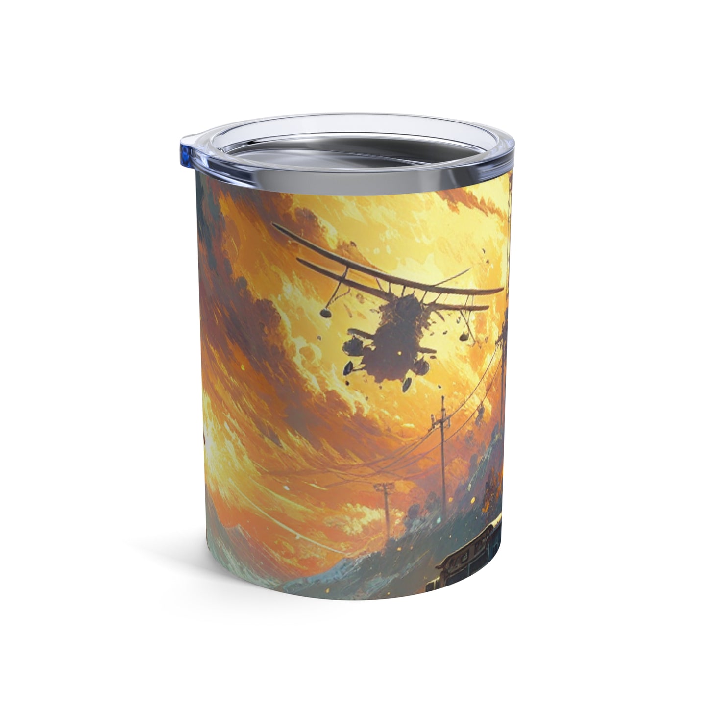 "Recréer un chef-d'œuvre sur le thème du jeu" - The Alien Tumbler 10oz Video Game Art Style