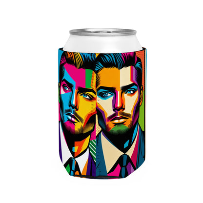 "Celebrity Pop Art Portrait" - The Alien Can Cooler Sleeve Pop Art Style