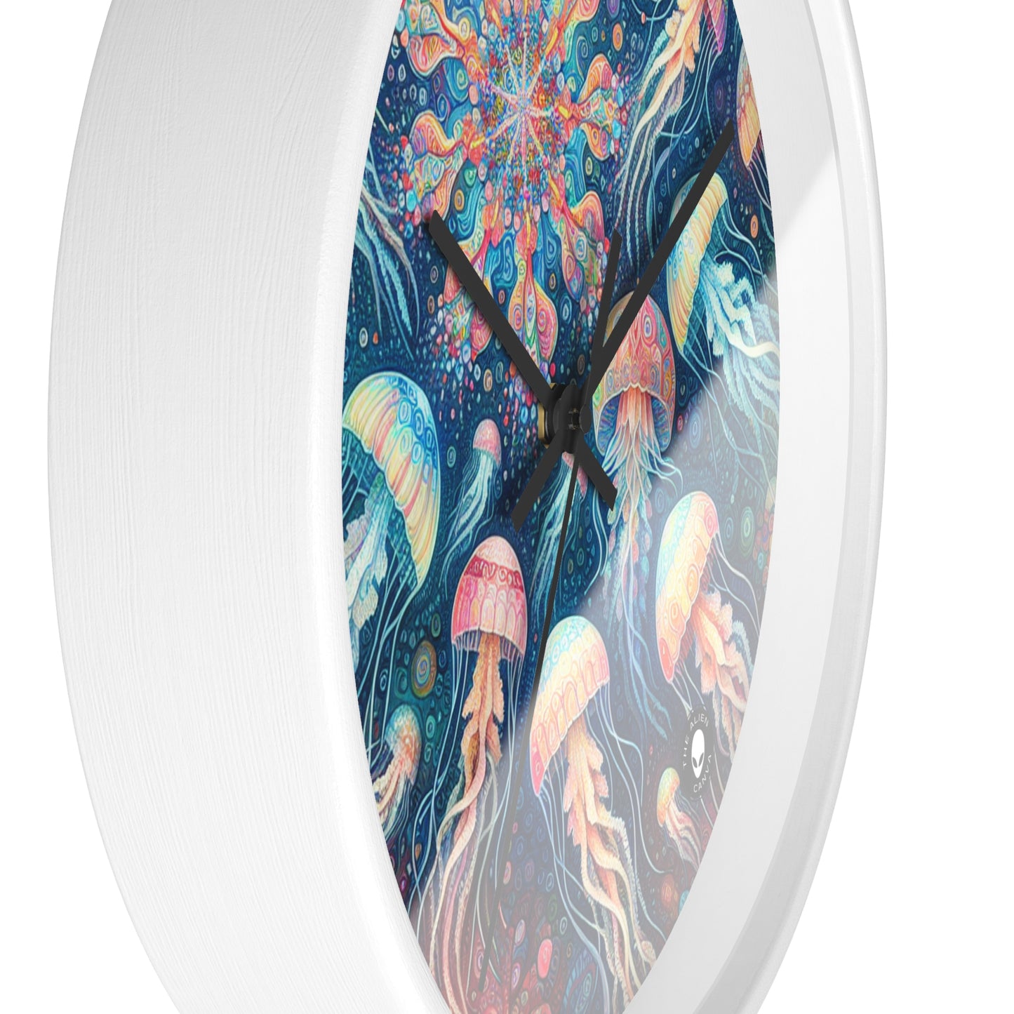 "Luminous Dance of the Deep" - The Alien Wall Clock