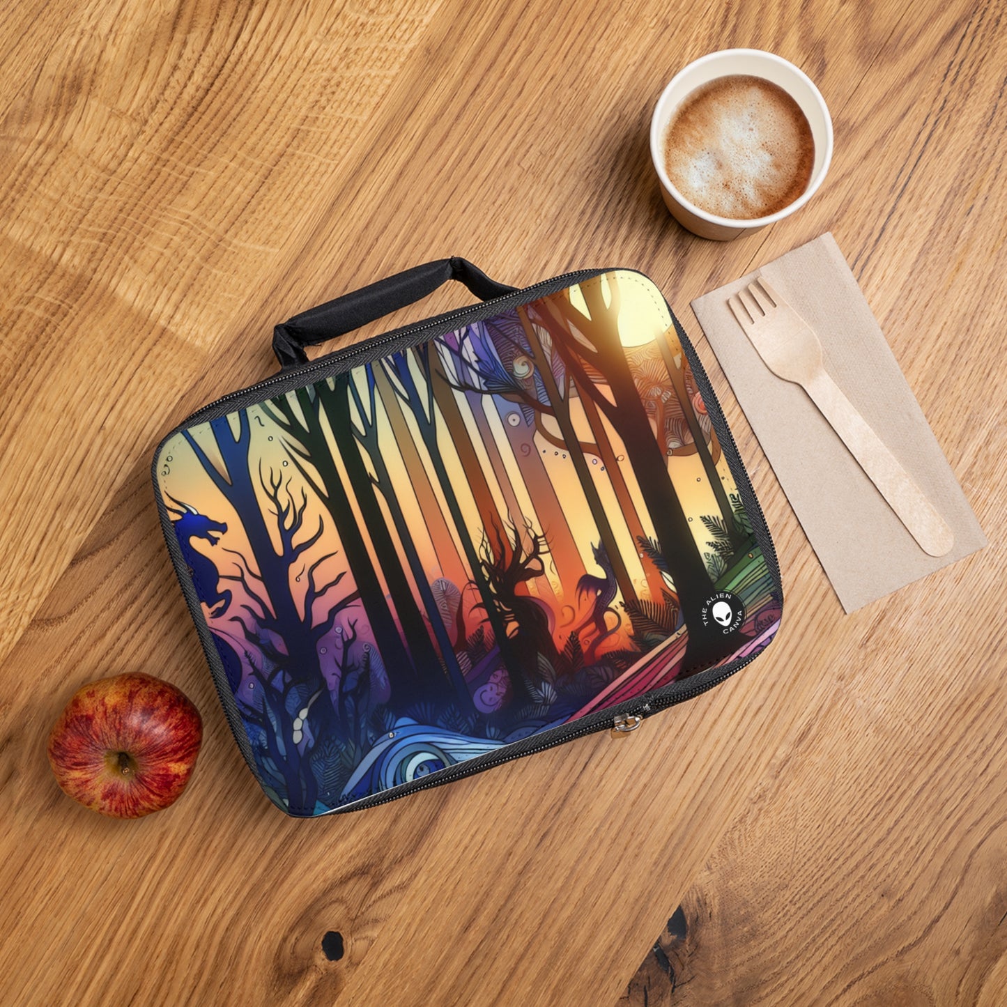 « Crépuscule mystique : créatures de la forêt » – Le sac à lunch Alien