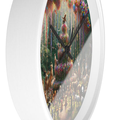 "Forest Fiesta" - The Alien Wall Clock