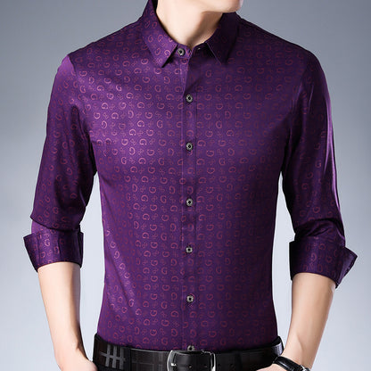 Camisa holgada estampada