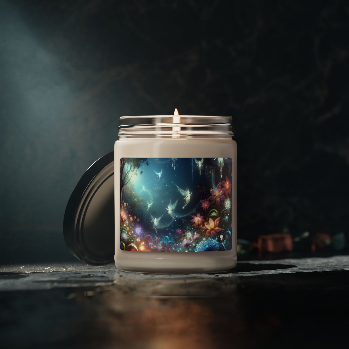 "Enchanted Moonlit Flower Forest" - The Alien Scented Soy Candle 9oz