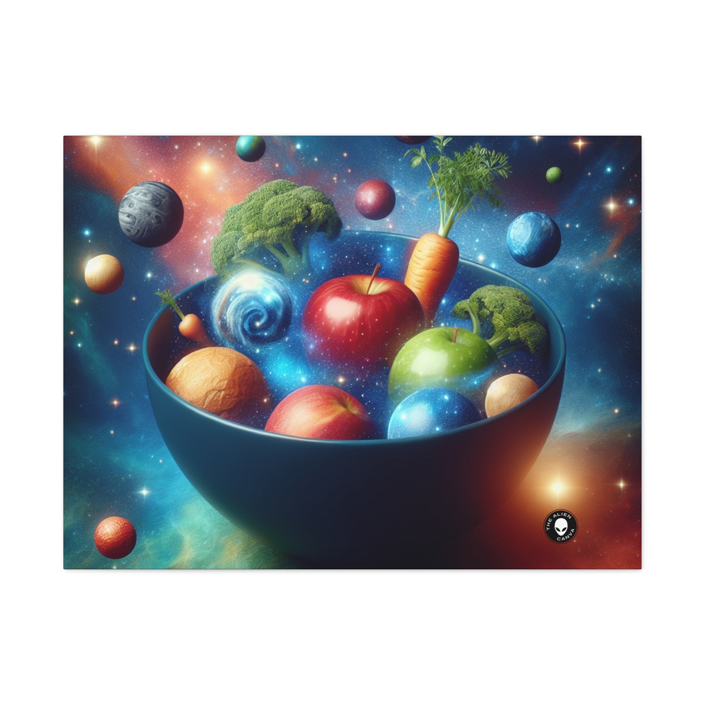 "Salade de fruits galactiques" - The Alien Canva