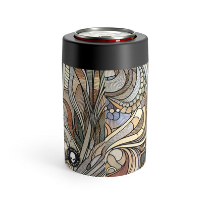 "Nature's Muse: Art Nouveau Woman" - The Alien Can Holder Art Nouveau