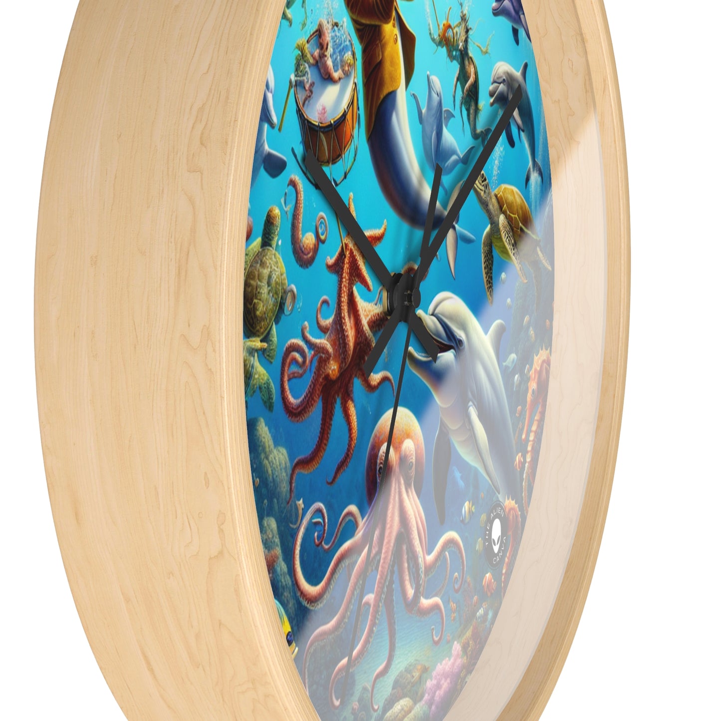 "Musical Reef Spectacle" - The Alien Wall Clock