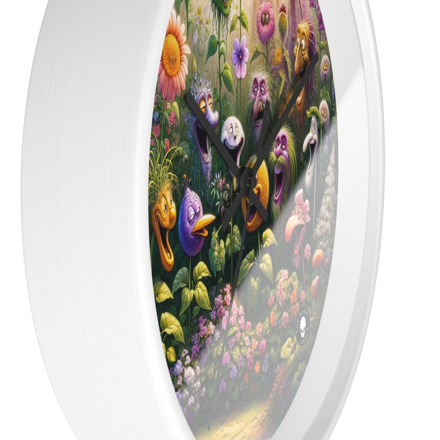 "The Talking Garden" - The Alien Wall Clock