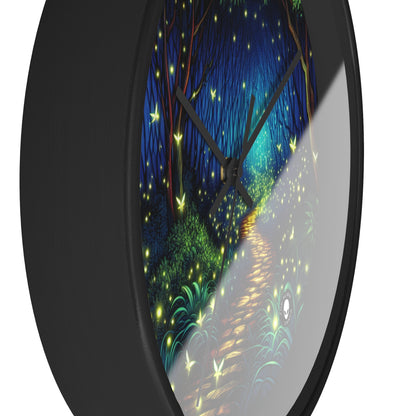 "Enchanted Forest: Night Glow" - The Alien Wall Clock