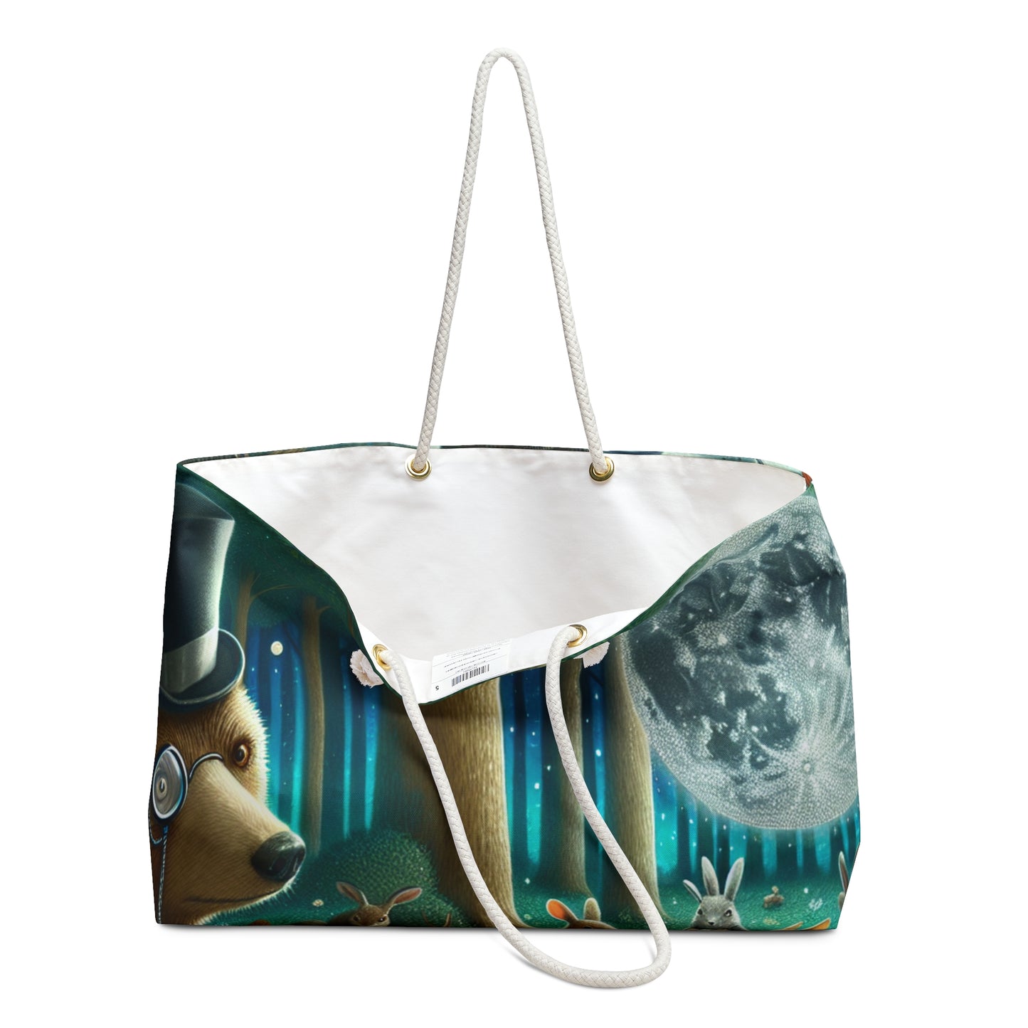 "Enchanted Moonlit Tea Party in the Forest" - The Alien Weekender Bag