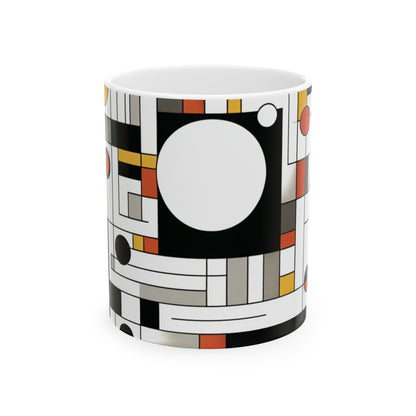 "Equilibrio en abstracto: suprematismo geométrico" - The Alien Ceramic Mug 11oz Suprematism