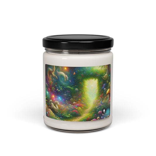 "Mystical Garden of Enchantment" - The Alien Scented Soy Candle 9oz