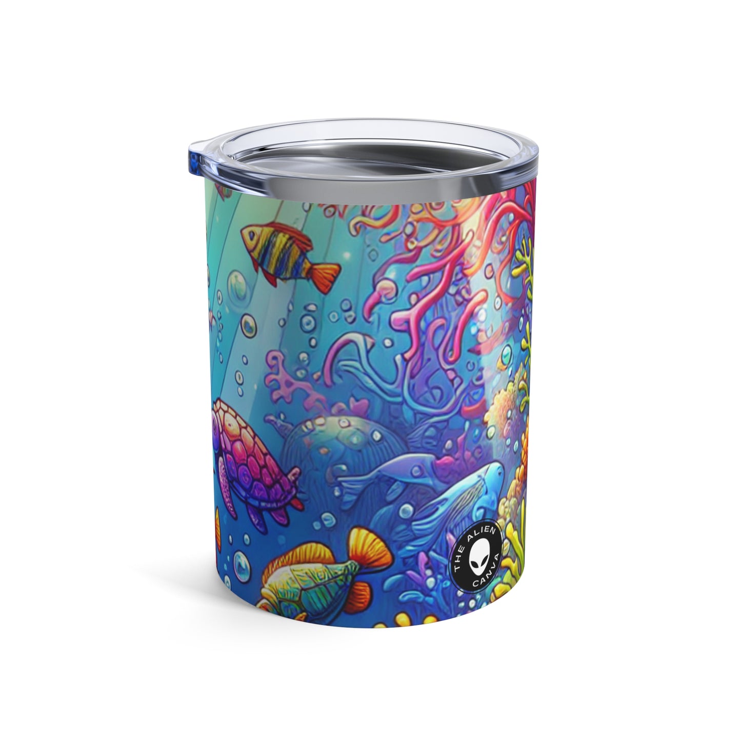 "Seaside Soiree: A Dance Party Under the Sea" - The Alien Tumbler 10oz