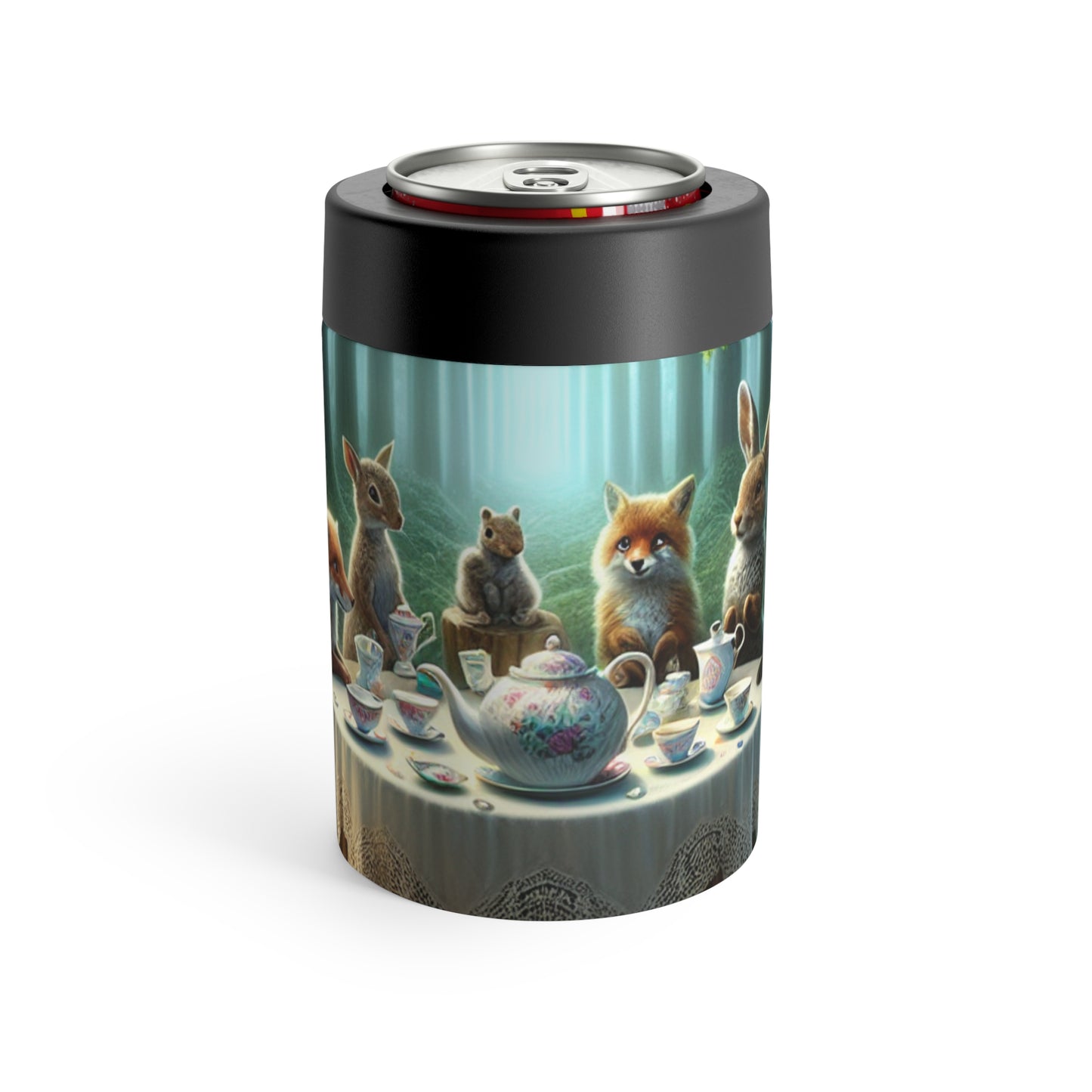 "Enchanted Forest Tea Time" - The Alien Can Holder