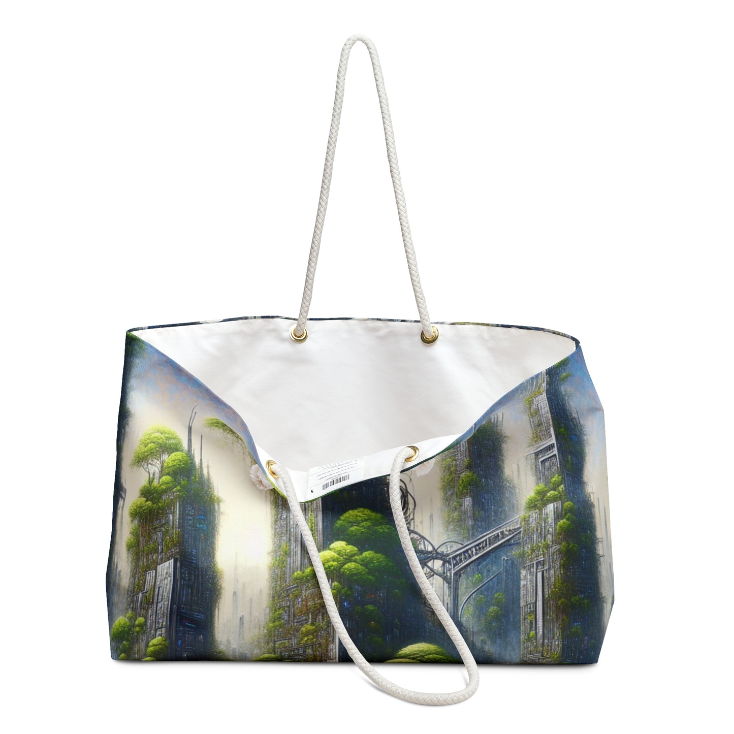 "Biodome Cityscape" - The Alien Weekender Bag